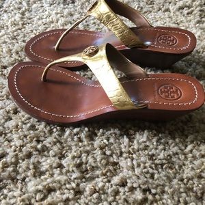 Size 7 Tory Burch sandals.